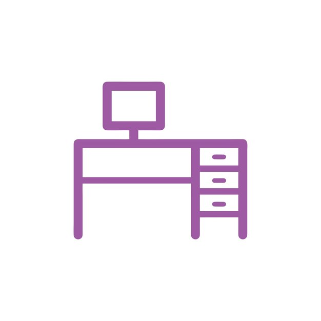 Las plantillas de diseño vectorial de iconos de la oficina