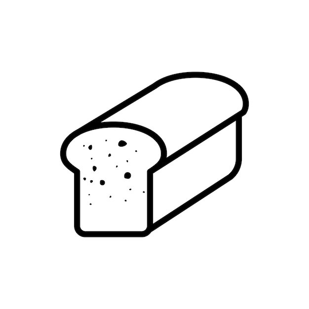 plantillas de diseño vectorial de iconos de pan