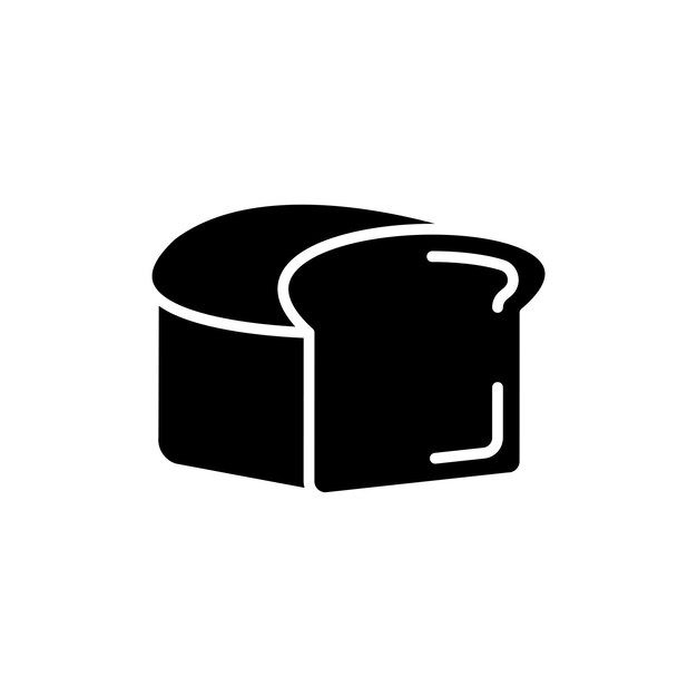plantillas de diseño vectorial de iconos de pan