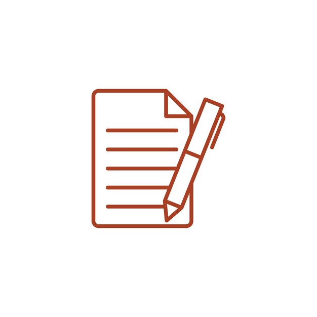 Plantillas de diseño vectorial de íconos de papel sobre fondo blanco