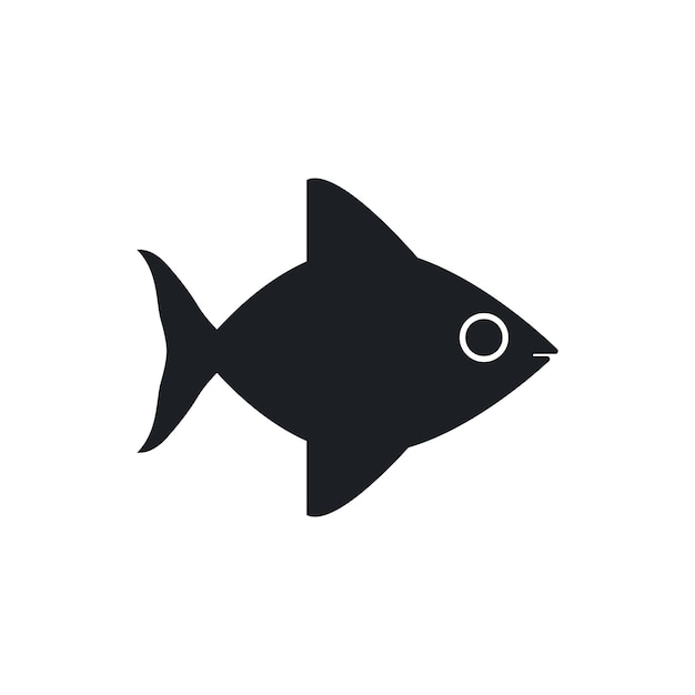 plantillas de diseño vectorial de iconos de peces