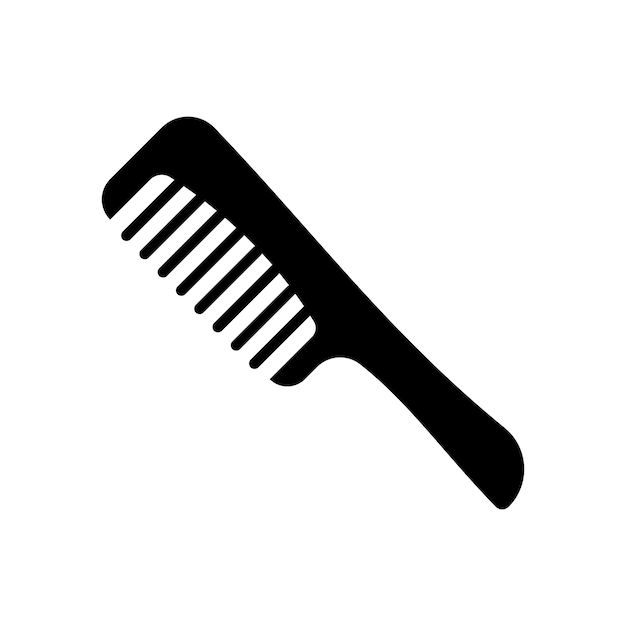 Plantillas de diseño vectorial de iconos de peine simples y modernas