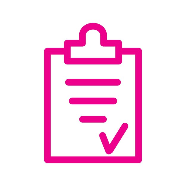 plantillas de diseño vectorial de iconos de portapapeles
