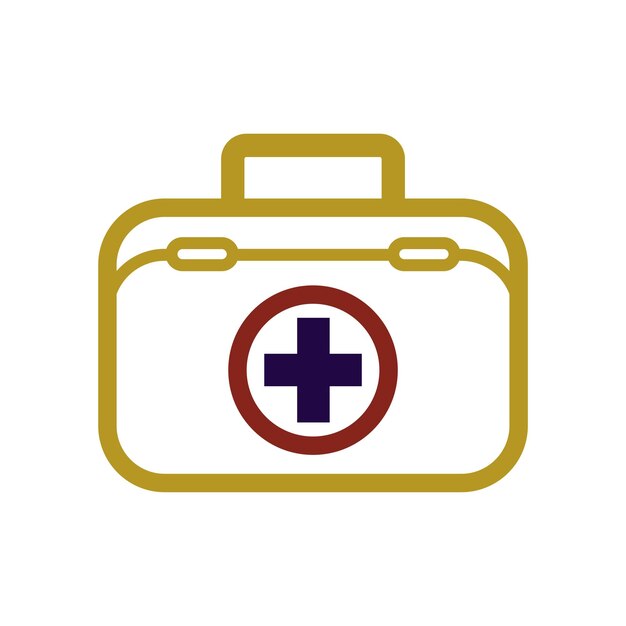 Plantillas de diseño vectorial de iconos de primeros auxilios