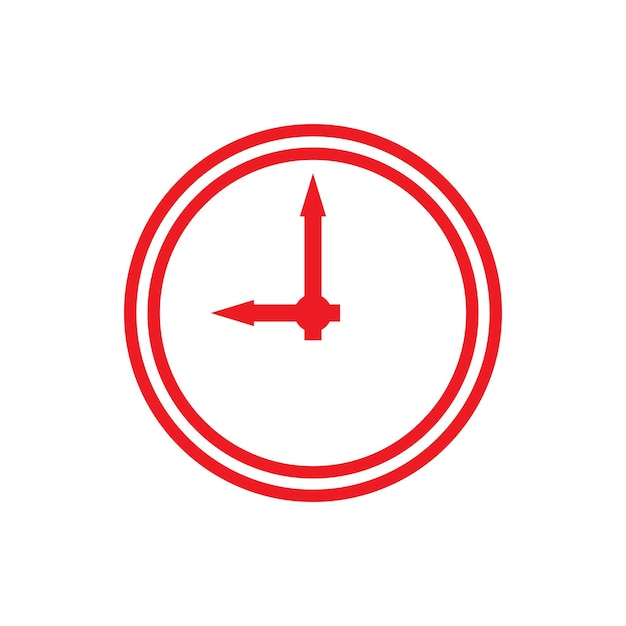 plantillas de diseño vectorial de iconos de reloj