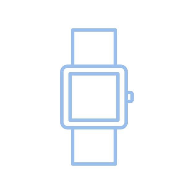 Plantillas de diseño vectorial de iconos de relojes inteligentes concepto simple y moderno