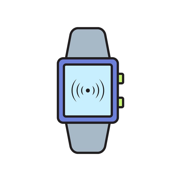 Plantillas de diseño vectorial de iconos de relojes inteligentes concepto simple y moderno