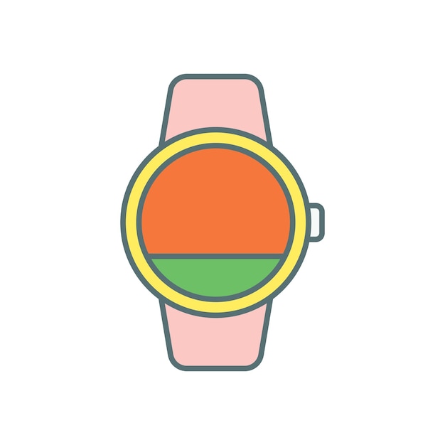 Vector plantillas de diseño vectorial de iconos de relojes inteligentes concepto simple y moderno