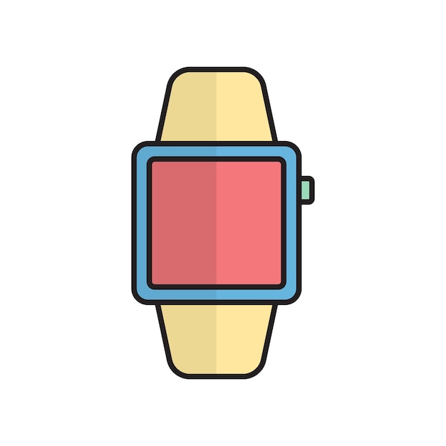 Plantillas de diseño vectorial de iconos de relojes inteligentes concepto simple y moderno