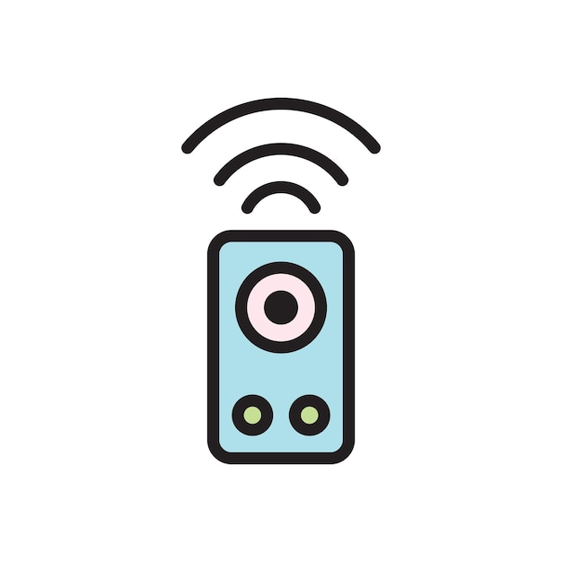 Las plantillas de diseño vectorial de iconos remotos