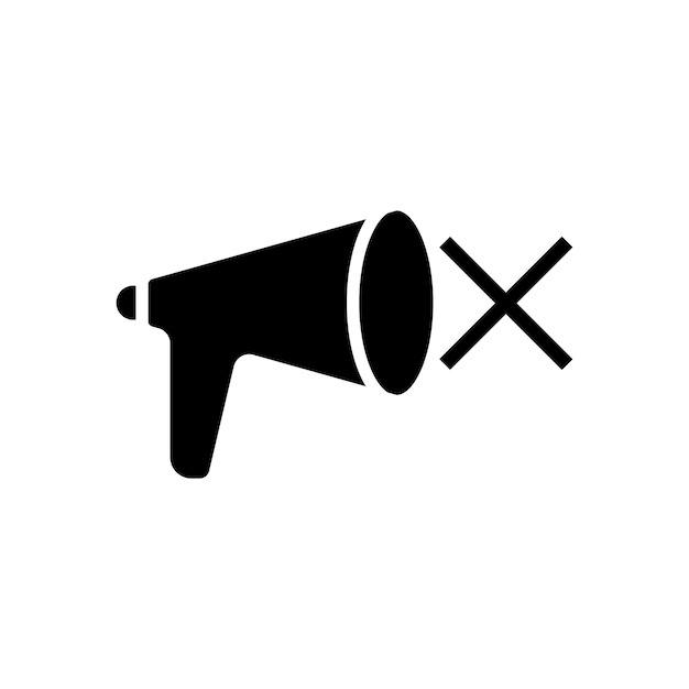 plantillas de diseño vectorial de íconos de sonido de megafono que habla