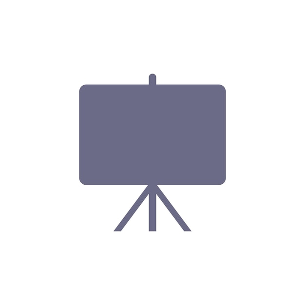 Plantillas de diseño vectorial de iconos de tablero blanco concepto simple y moderno