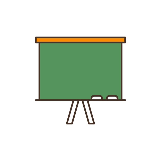 plantillas de diseño vectorial de iconos de tablero en fondo blanco