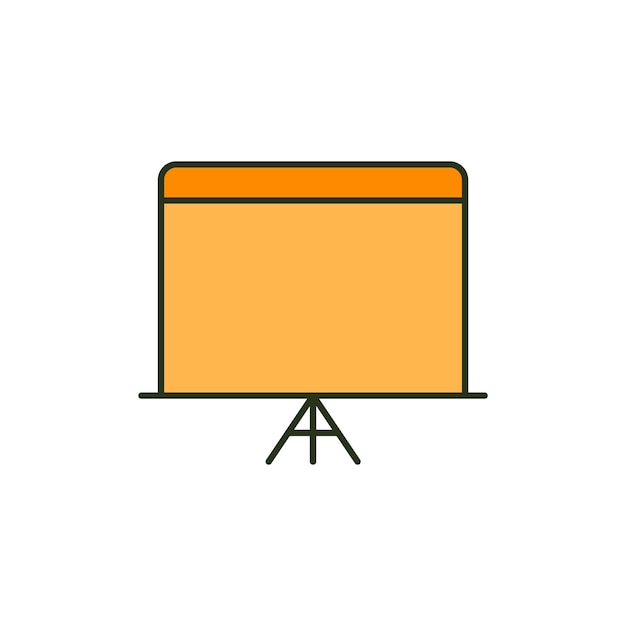 plantillas de diseño vectorial de iconos de tablero en fondo blanco