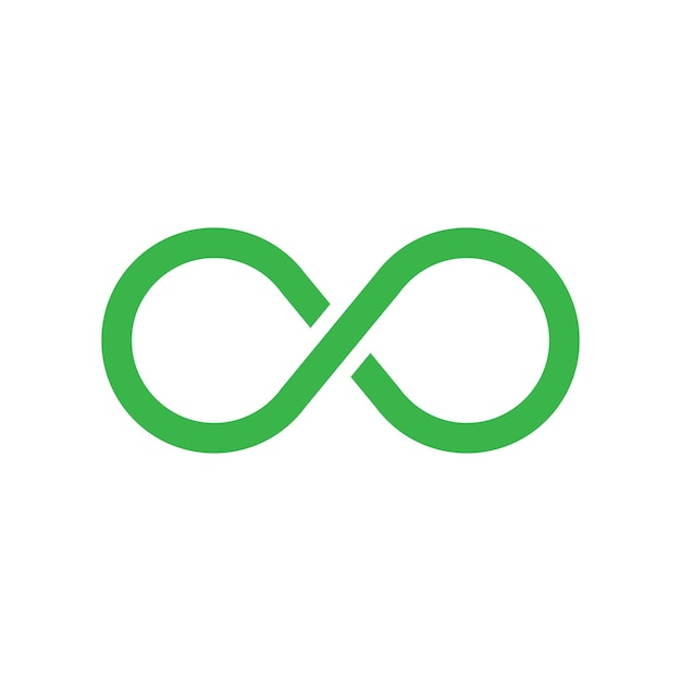 plantillas de diseño vectorial de íconos de temporizador infinito