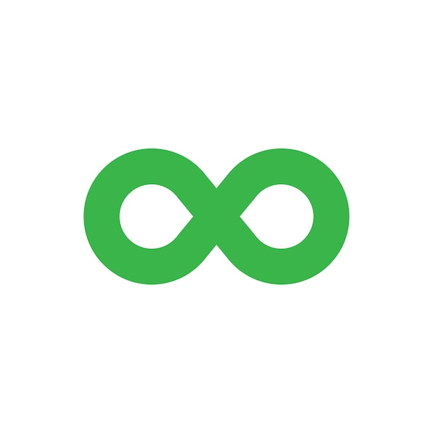 plantillas de diseño vectorial de íconos de temporizador infinito