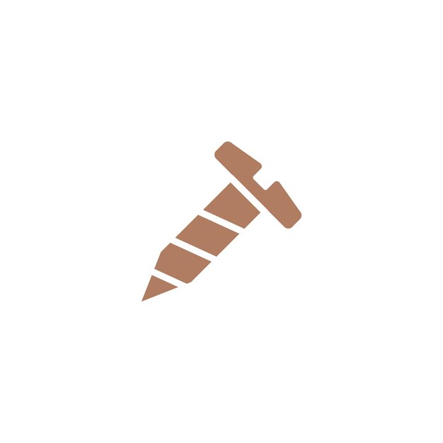 plantillas de diseño vectorial de iconos de tornillo