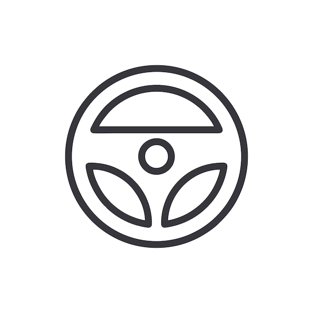 Plantillas de diseño vectorial de íconos del volante