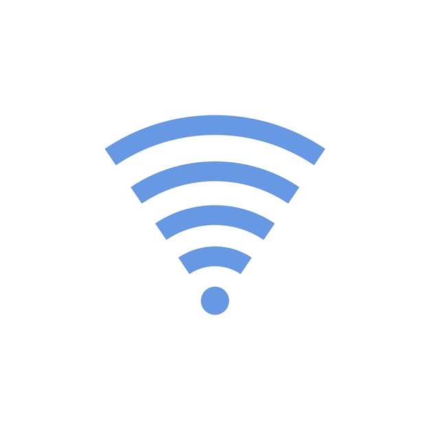 Plantillas de diseño vectorial de iconos Wi-Fi concepto simple y moderno