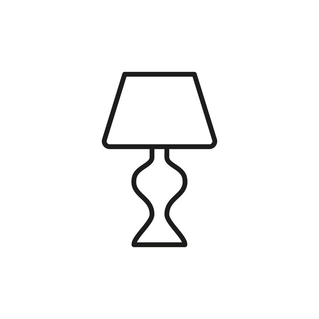 Plantillas de diseño vectorial de lámparas nocturnas simples y modernas