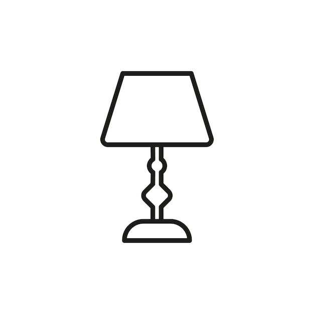 Plantillas de diseño vectorial de lámparas nocturnas simples y modernas