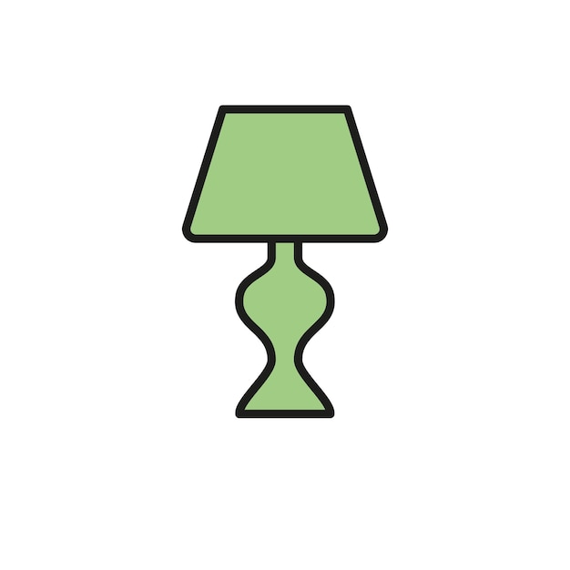 Plantillas de diseño vectorial de lámparas nocturnas simples y modernas