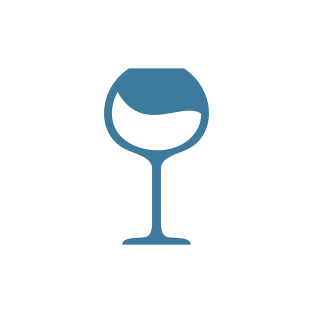 Plantillas de diseño vectorial de Wine Icon concepto simple y moderno