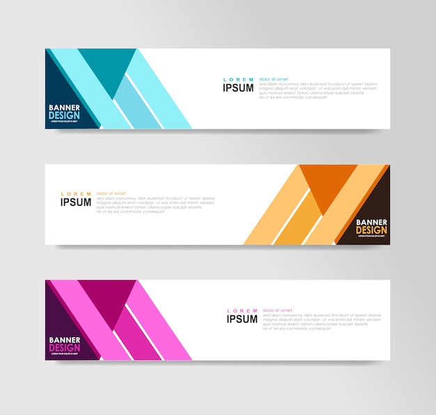 Plantillas de encabezado de sitio web de banner web horizontal Anuncios de SEO tarjeta de invitación de volante Lugar para una foto