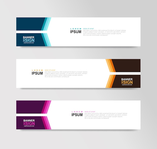 Plantillas de encabezado de sitio web de banner web horizontal Anuncios de SEO tarjeta de invitación de volante Lugar para una foto