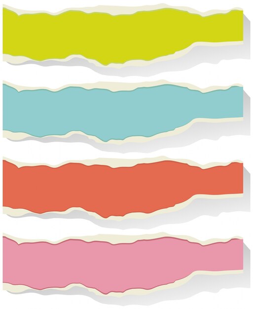 Plantillas de etiquetas en cuatro colores