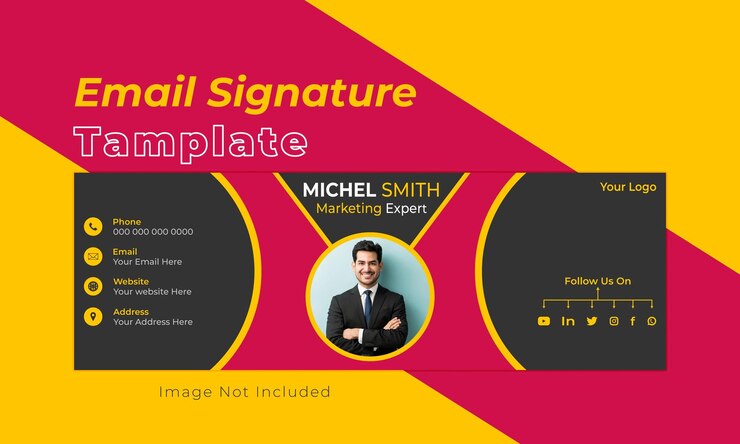 Plantillas para las firmas de los correos electrónicos, los pies de página y las portadas de las redes sociales para particulares