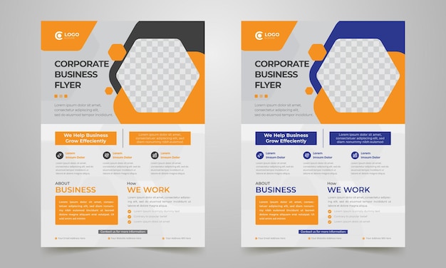Las plantillas de folletos corporativos