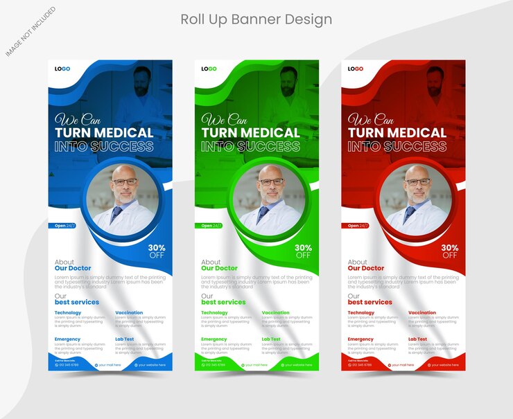 Plantillas de folletos médicos o de dl