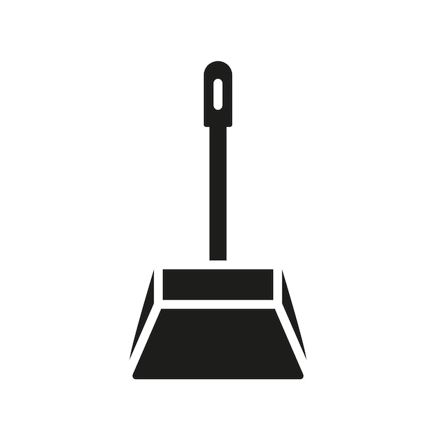 Las plantillas de iconas vectoriales de baños de utilidad de Dustpan son modernas