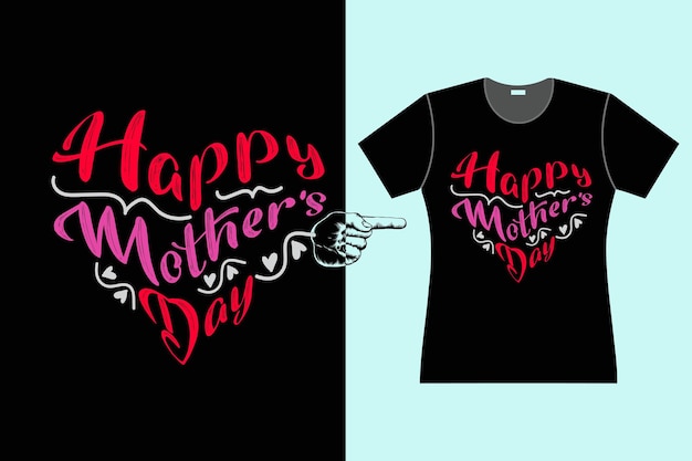 Plantillas de impresión de diseño de camiseta del día de la madre