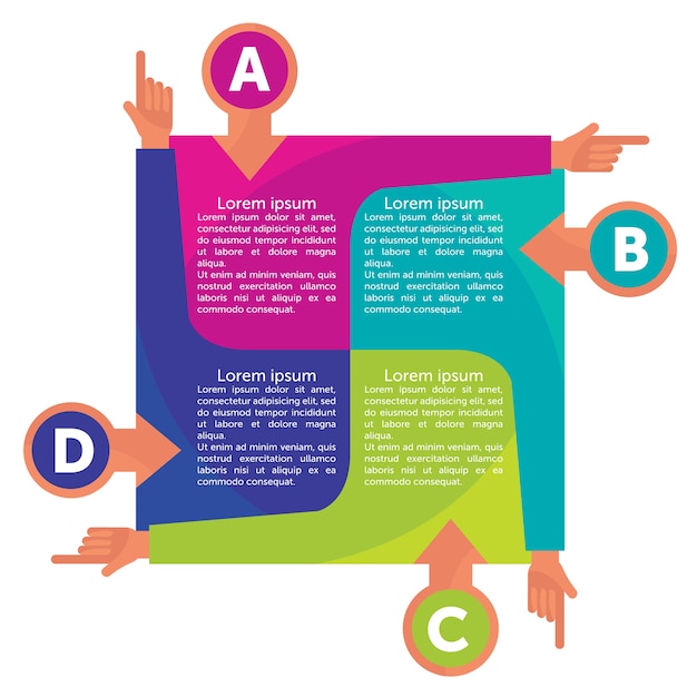 Vector plantillas de infografía para negocios