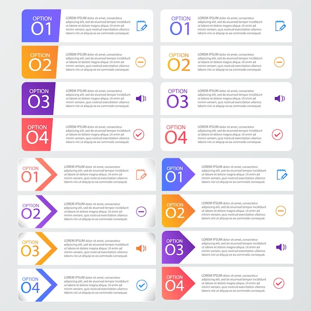 Plantillas de infografía