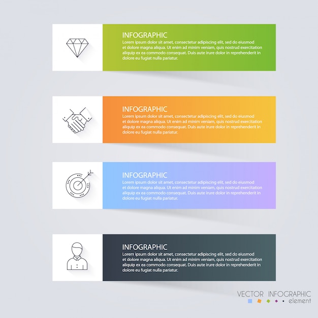 Plantillas infográficas para empresas.