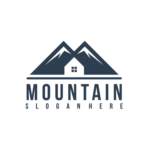 Plantillas de insignias de montañas