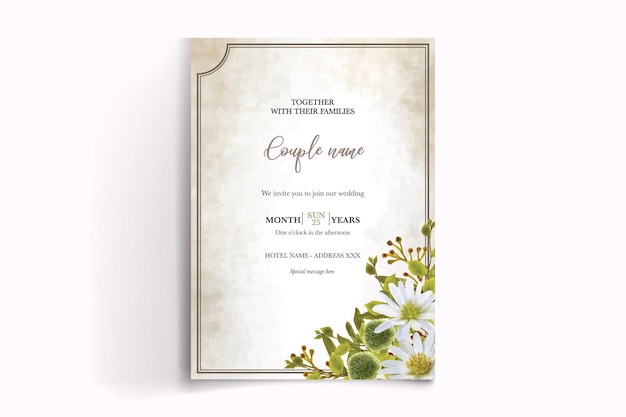 Plantillas de invitación de boda nupcial de ducha