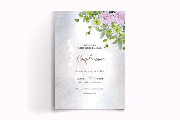 Plantillas de invitación de boda nupcial de ducha