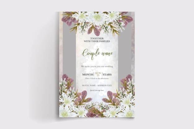 Plantillas de invitación de boda