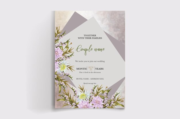 Plantillas de invitación de boda