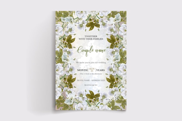 Plantillas de invitación de boda