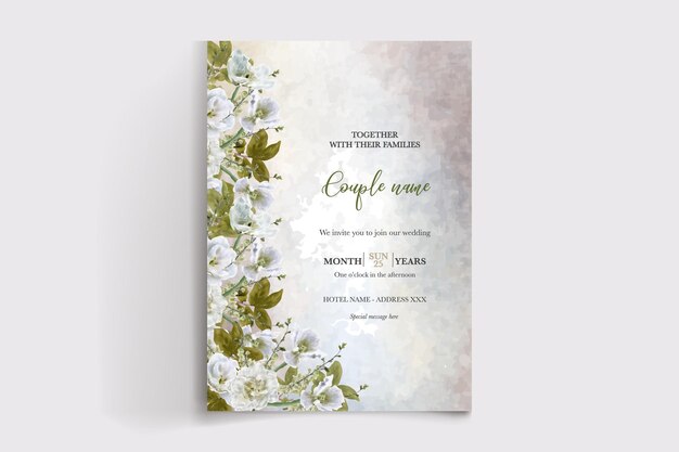 Plantillas de invitación de boda