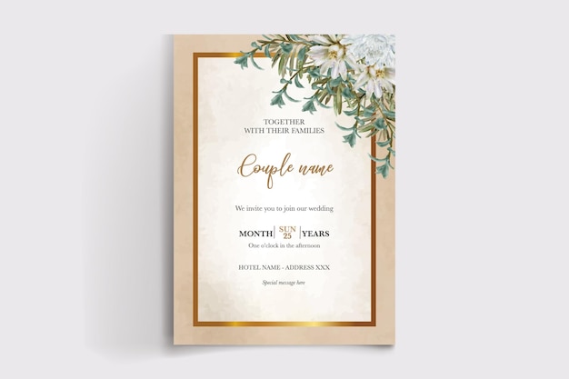 Plantillas de invitación de boda