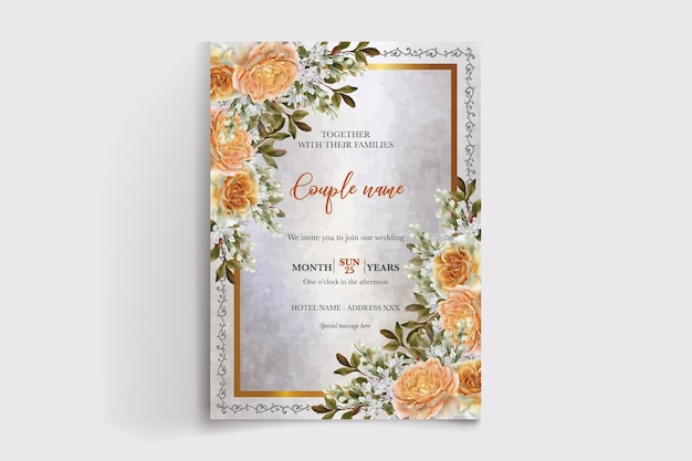 Plantillas de invitación de boda