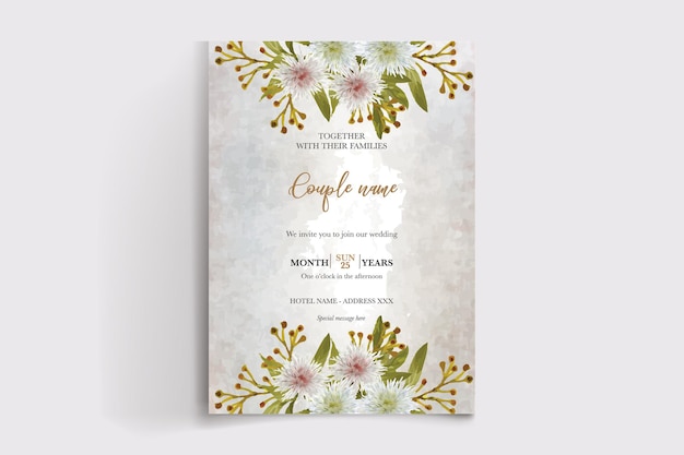 Plantillas de invitación de boda