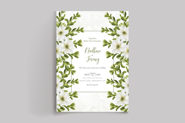 Plantillas de invitación de boda