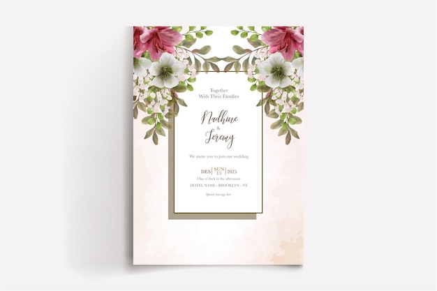 Plantillas de invitación de boda